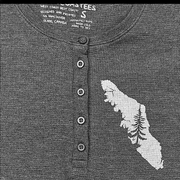 Waffle knit Henley - Picture 2 of 2